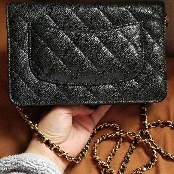 🛑SOLD🛑Chanel classic caviar wallet on chain woc - Picture 6 of 16